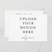 3.5インチx 5インチエンクロージャカード – ランドスケープ エンクロージャーカード (正面/裏面)