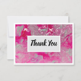 3.5インチx 5インチカード(ピンク) サンキューカード