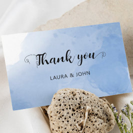 3.5インチx 5インチフラットウォータモダンーカラーブルー セーブザデート