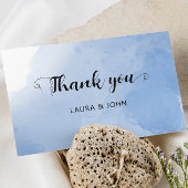 3.5インチx 5インチフラットウォータモダンーカラーブルー セーブザデート