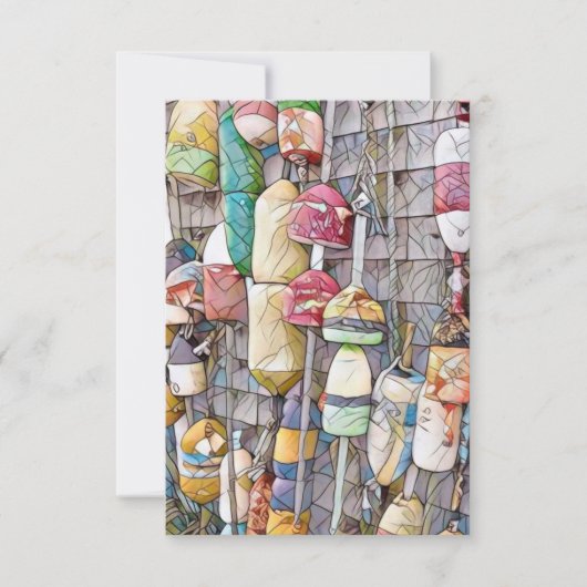 3.5インチx 5インチフラットグリーティングカード カード (正面)