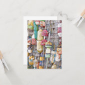 3.5インチx 5インチフラットグリーティングカード カード (正面/裏面インサイチュ)