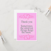 3.5インチx 5インチフラットサンキューカード カード (正面/裏面インサイチュ)