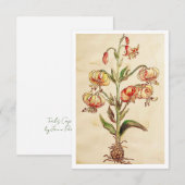 3.5インチx 5インチフラットサンキューカード サンキューカード (正面/裏面)