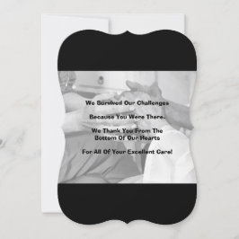 3.5インチx 5インチフラットサンキューカード サンキューカード