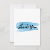 3.5インチx 5インチフラットサンキューカード サンキューカード (正面)