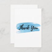 3.5インチx 5インチフラットサンキューカード サンキューカード (正面/裏面)