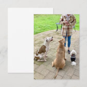 3.5インチx 5インチフラットサンキューカード サンキューカード (正面/裏面)