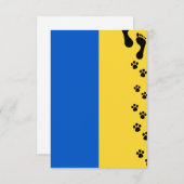 3.5インチx 5インチフラットサンキューカード サンキューカード (正面/裏面)