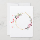 3.5インチx 5インチフラット日付カードを保存 セーブザデート (裏面)