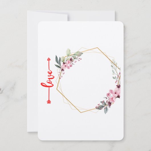 3.5インチx 5インチフラット日付カードを保存 セーブザデート (裏面)