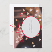 3.5インチx 5インチフラット日付カードを保存 セーブザデート (正面/裏面)