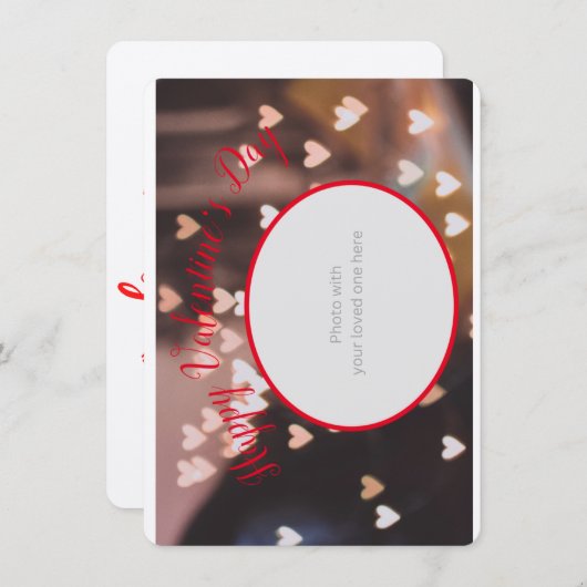 3.5インチx 5インチフラット日付カードを保存 セーブザデート (正面/裏面)