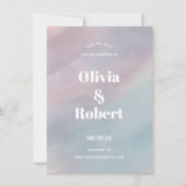 3.5インチx 5インチフラット日付カードを保存 セーブザデート (正面)