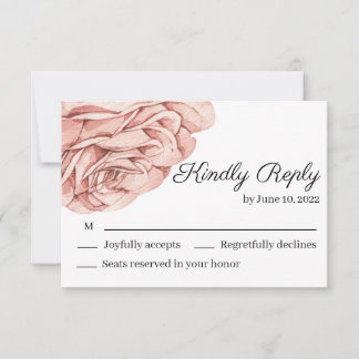 3.5インチx 5インチレスポンスカード 出欠カード