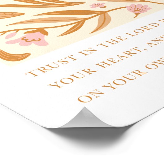 3:5キリスト教の芸術を信じる ポスター (角)