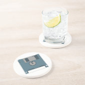 3.5フロッピー・ディスクコースター(ディスクの背部) コースター (側面)