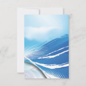 3.5"はx 5"ビーチのヒトデRSVPの結婚式の招待状をつなぎます 出欠カード (裏面)