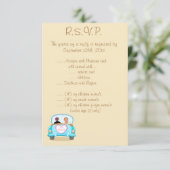 3.5×5 ご結婚おめでとう　Ｒ．Ｓ．Ｖ．Ｐ 招待状 (スタンド正面)