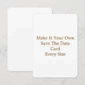 3.5"×5"の結婚式の延期・日程変更カード セーブザデート (正面/裏面)