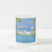 3:5-6キリスト教の項目を信頼しなさい フロストグラスマグカップ (中央)