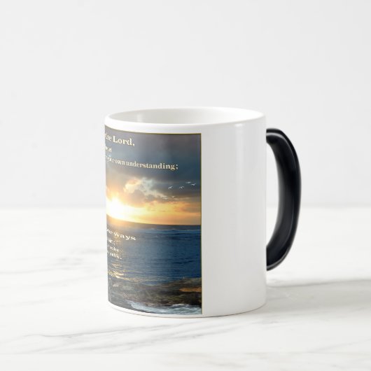 3:5-6主の諺に信頼しなさい モーフィングマグカップ (正面右)