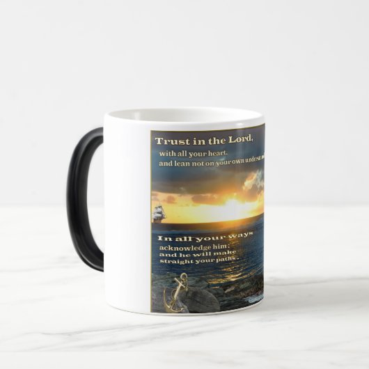 3:5-6主の諺に信頼しなさい モーフィングマグカップ (正面左)
