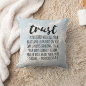 3:5-6主への信頼 クッション (ブランケット)