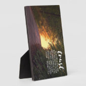 3:5-6主への信頼 フォトプラーク (側面)