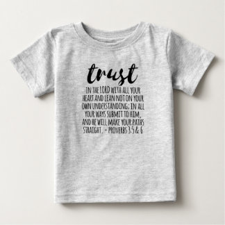 3:5-6主への信頼 ベビーTシャツ
