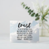 3:5-6主への信頼 ポストカード (スタンド正面)