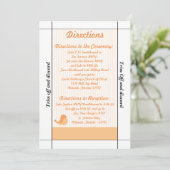 3.5×7 ラブバード ピンク スト 招待状 (スタンド正面)