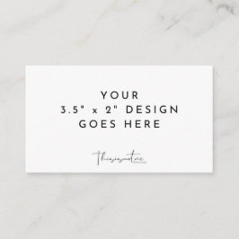 3.5 x 2" テンプレート フラット プレイスカード