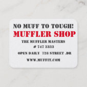 、3.5" x 2.5"あなたのbusineに関しては強大 名刺 (裏面)