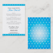 3.5" x 2.5" -ミニ顔の説明書 名刺 (正面/裏面)