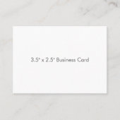 3.5" x 2.5" 名刺 (正面)