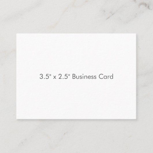 3.5" x 2.5" 名刺 (正面)