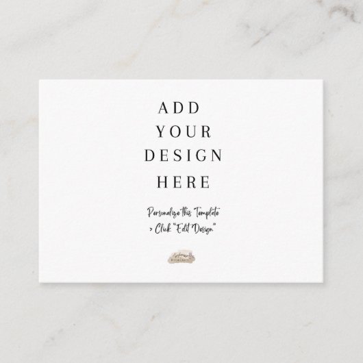 3.5" x 2.5" 封入カード エンクロージャーカード (正面)