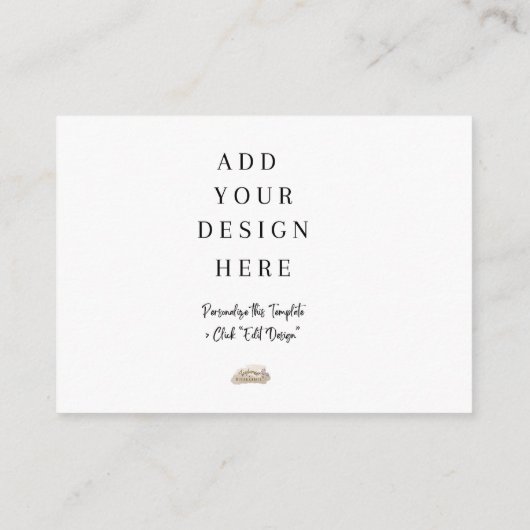 3.5 x 2.5 封筒カード エンクロージャーカード (裏面)