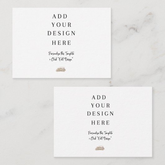 3.5 x 2.5 封筒カード エンクロージャーカード (正面/裏面)