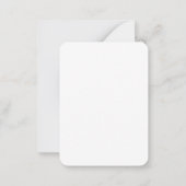 3.5" x 2.5" 角丸 ノートカード & 封筒 (裏面)