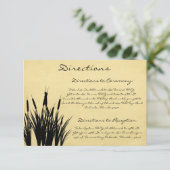 3.5 x 5方向カードキャットテール/トンフライシルエット エンクロージャーカード (スタンド正面)