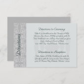 3.5 x 5方向カードソフトブルーイスラムラマダンB エンクロージャーカード (正面/裏面)