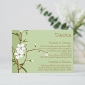 3.5 x 5方向カードドッグウッド花 エンクロージャーカード (スタンド正面)