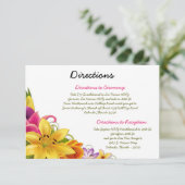 3.5 x 5方向カードハワイアンエキゾチック花Col エンクロージャーカード (スタンド正面)