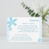 3.5 x 5方向カードブルーデイジー エンクロージャーカード (スタンド正面)