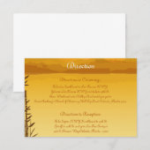 3.5 x 5方向カード暖かい日没 エンクロージャーカード (正面/裏面)