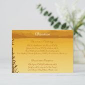 3.5 x 5方向カード暖かい日没 エンクロージャーカード (スタンド正面)