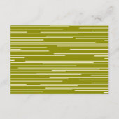 3.5 x 5方向カード梨の木の白ストライプ色 エンクロージャーカード (裏面)