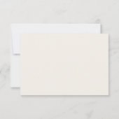 3.5" x 5" オリジナルベビーシャワーギフトのお礼 サンキューカード (裏面)